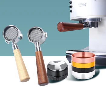 

Breville Delonghi Bottomless Portafilter Intelligent Dosing Ring Brewing Bowl Basket Coffee Powder Barista Tool For 51/54/58mm