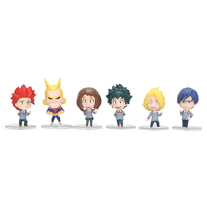 6 шт./компл. мой герой Академия рисунок прямо haku Bakugou Katsuki шото Тодороки шото рисунок boku без Hero Академия рисунок - Цвет: red hair bag