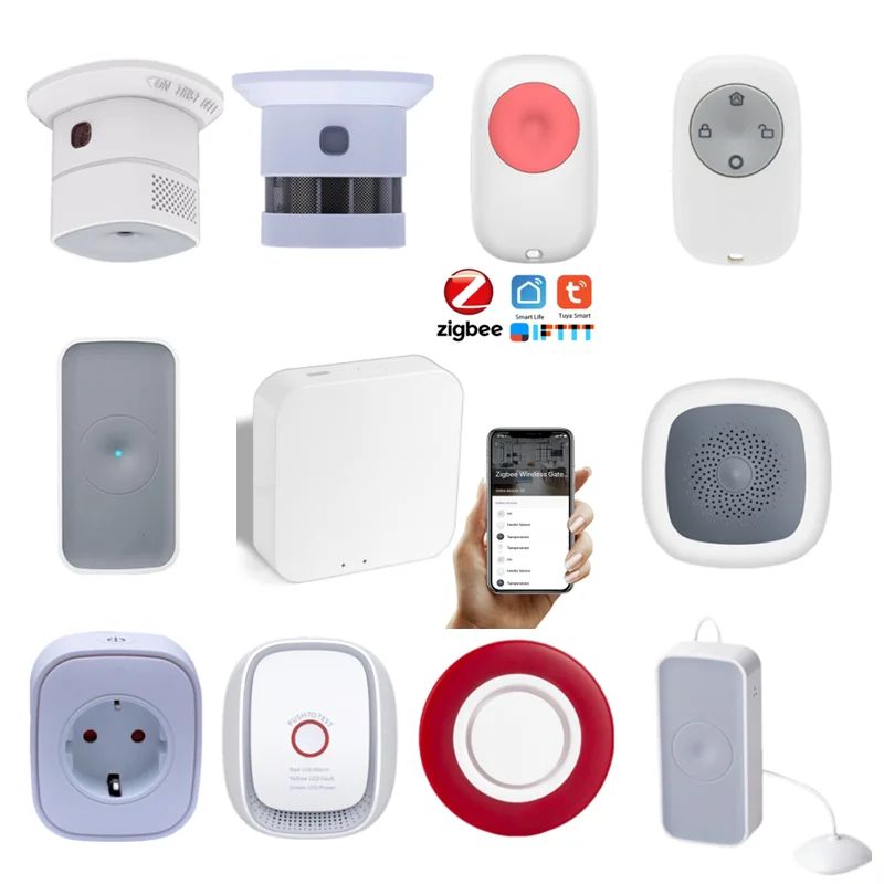 Система домашней сигнализации Tuya Zigbee3.0 Gateway хаб с мостом для дома Zigbee приложением