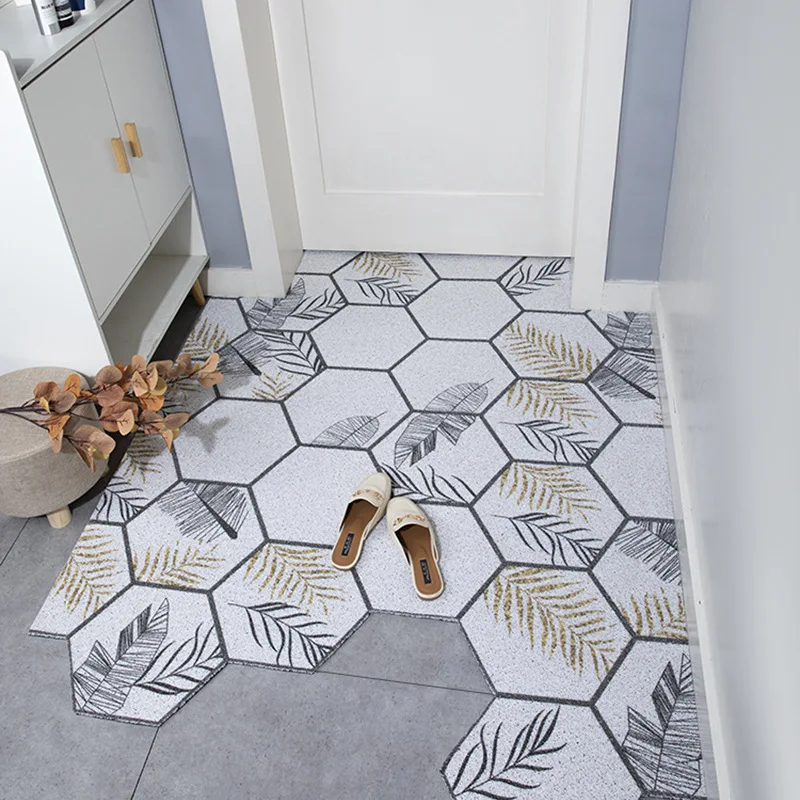 Doormat Dust Removal Door mat Carpet PVC Wire Loop Anti-Slip Floor Mat Mats For Outdoor Indoor Entrance Kitchen Bathroom Rug | Дом и сад