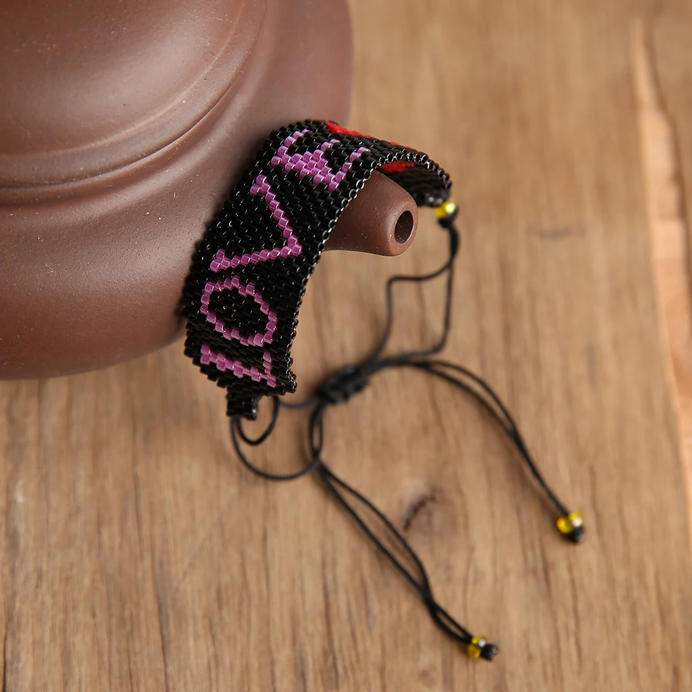 SHINUSBOHO Pulseras Mujer Moda MIYUKI браслет Delica турецкий браслет из головы черепа Мужская мода ручной работы женские украшения ручной работы