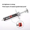 1 Kit Stainless Steel Metal Syringe Glass Sampler 20ML-50ML for Prevention Treatment and Injection of Other Drug Solutions 2