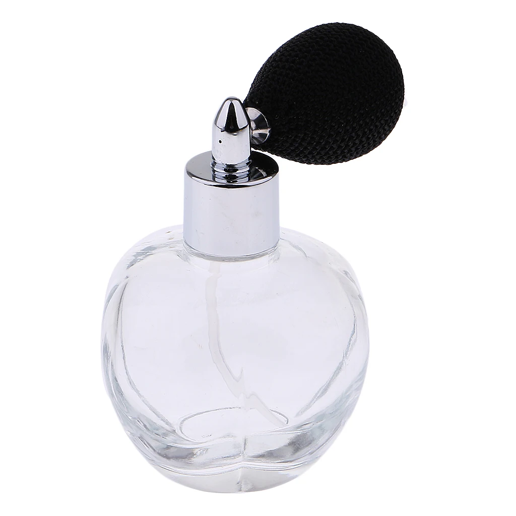 2pcs 100ml Vintage Crystal Style Refillable Perfume Atomizer Spray Bottle Travel Bottle Sprayer Decorative Case Wedding Favors