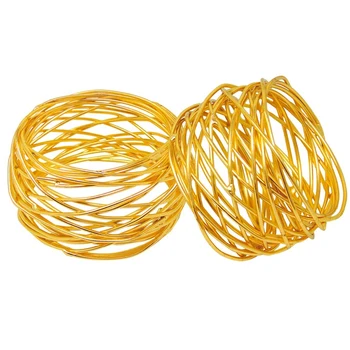 

12 Napkins Buckle Western Napkins Buckle Home Table Metal Napkin Ring Hotel Table Cloth Ring Table Decoration