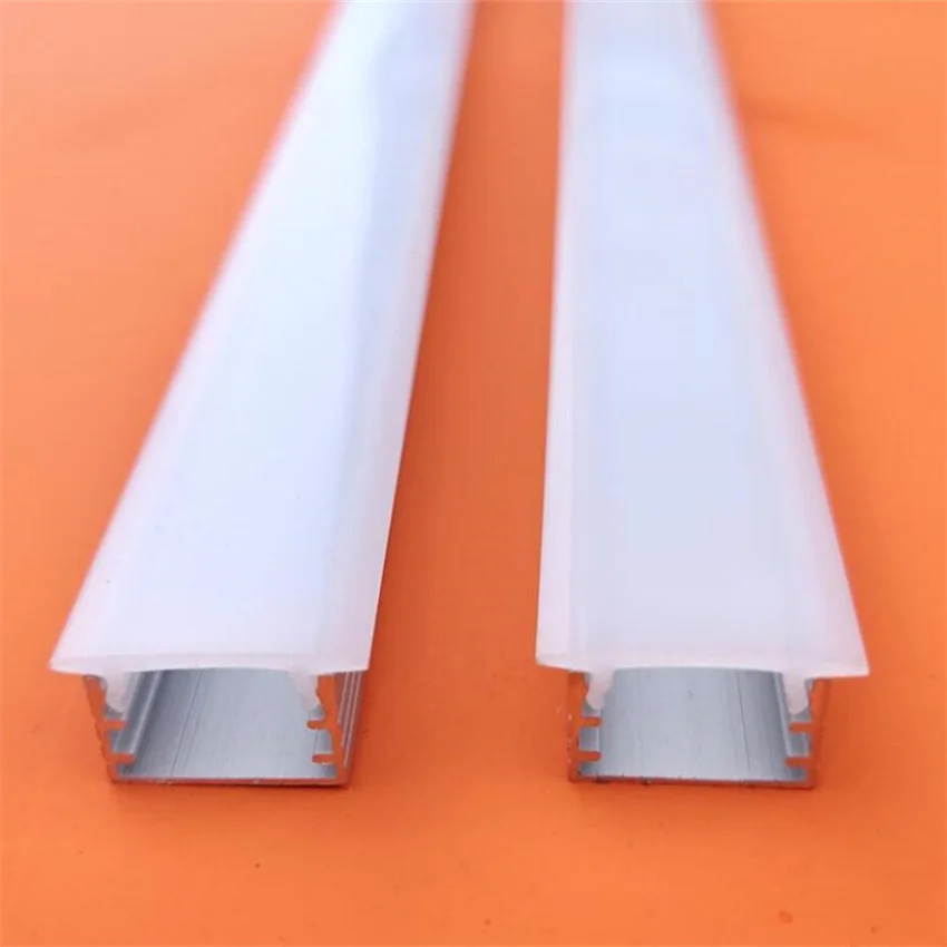 YANGMIN Free Shipping 1M/PCS recessed aluminium led profile Extrusion clips and Cover 1 meter led strip aluminum profile