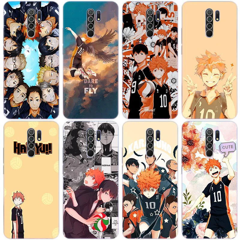 Чехол Haikyuu Hinata для Xiaomi Redmi Note 10 9 Pro Max 10S 9S 8T 8 8A 9A 9C 9T K40 5G силиконовый чехол с аниме