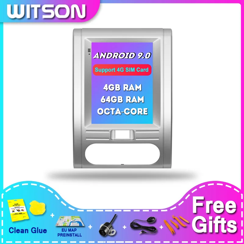 WITSON TESLA вертикальный экран Android 9 0 автомобильный DVD плеер для NISSAN SYLPHY/BLUEBIRD 2012 2016 4RAM