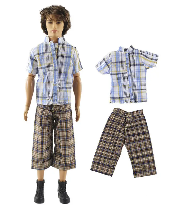 1 комплект Одежда для кукол наряд для 12 дюймов Кен Кукла много стиль на выбор A02 - Цвет: 2 PCS Clothes a1