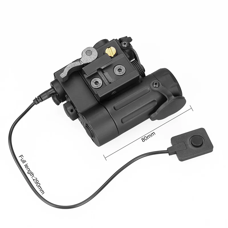 Тактический фонарик TRIJICON двойной луч лазерный прицел Красный с светодиодный к