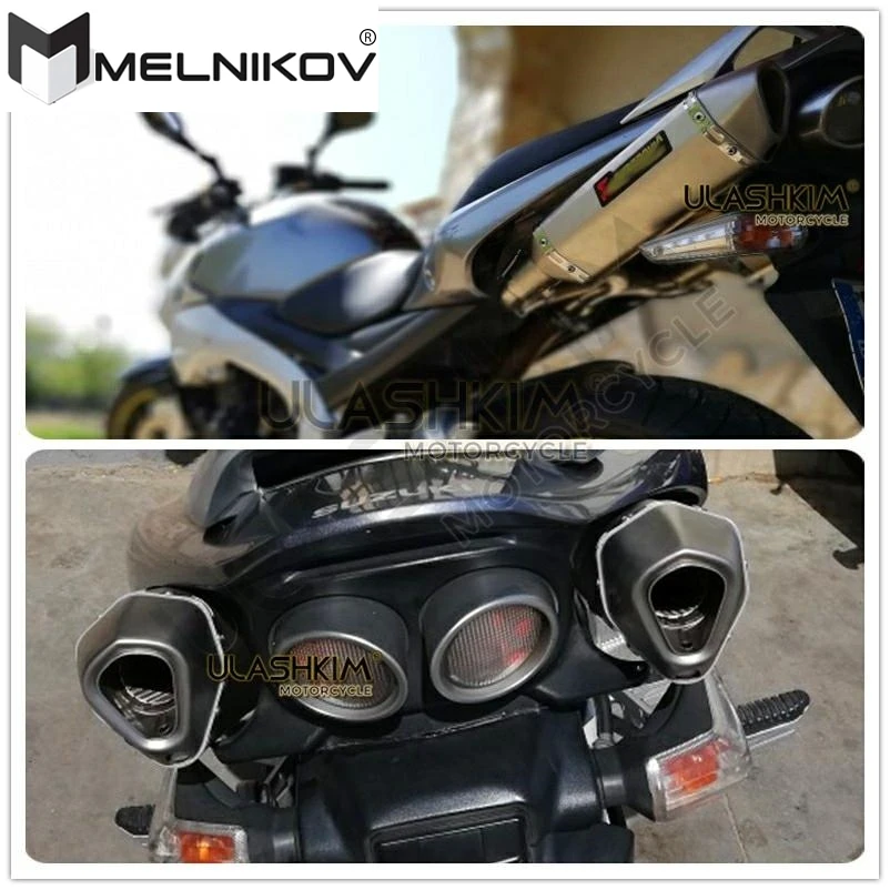 

Motorcycle Full Exhaust Muffler Escape System Slip On For Suzuki GSR400 GSR600 BK400 BK600 GSR BK 400 600 Modified Pipe Exhaust
