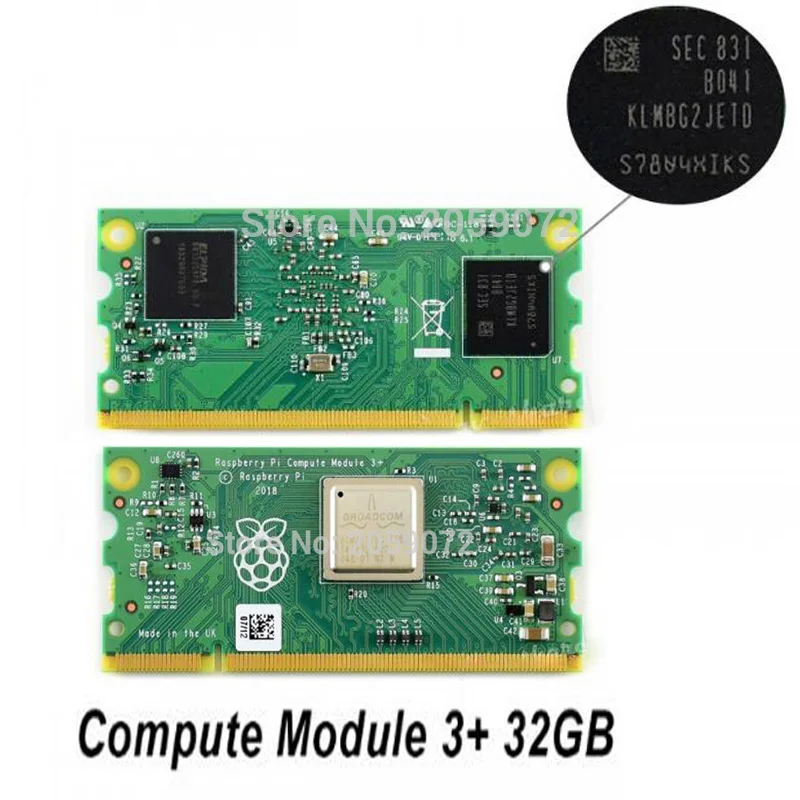 Малиновый pi компьютерный модуль 3, см3/3 lite/3 plus/3 plus lite, см3 коробка, см3 комплект - Комплект: CM3 plus 32GB