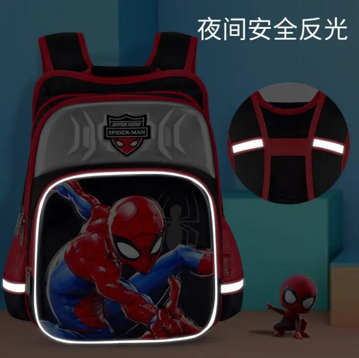 Disney Spider Man книжная сумка мультфильм плечо рюкзак дети школьные рюкзаки для