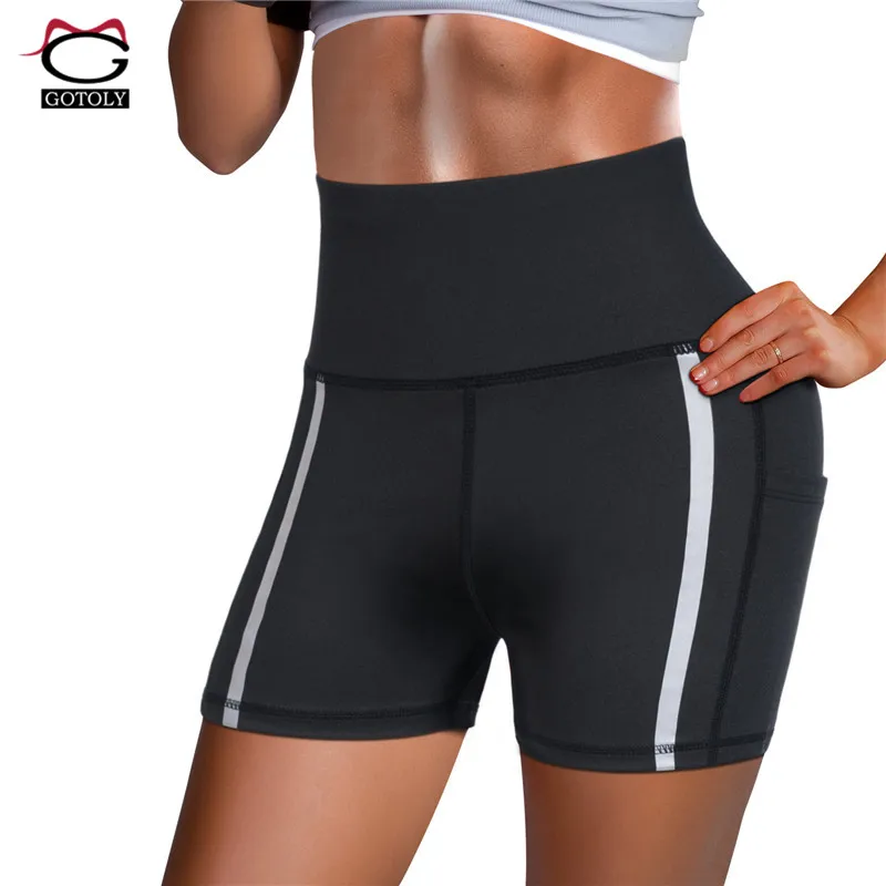 Gotoly, тренировочная Нижняя корректирующая одежда для женщин, утягивающие штаны для талии, утягивающие штаны, утягивающие живот, Утягивающие шорты