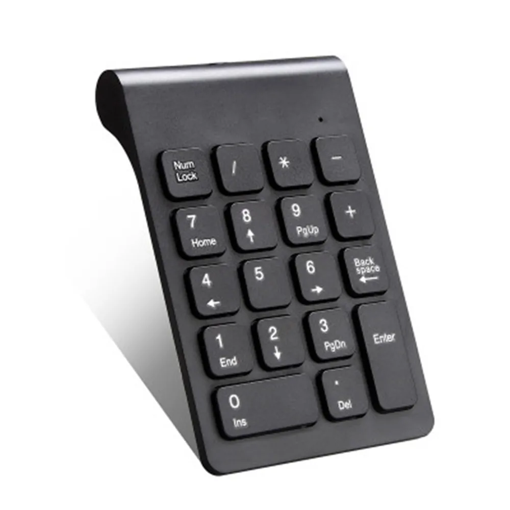 Портативный 2 4G Беспроводной цифровая клавиатура USB номер Pad 18 ключей Мини
