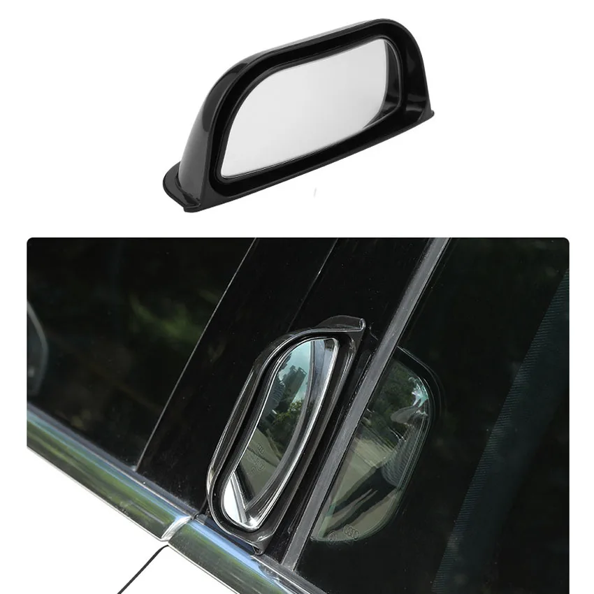 Universal Car Rear View Mirror Wide-angle Blind Spot Mirror B Pillar Rear  Seat Auxiliary Observation Mirror Safety Driving - AliExpress