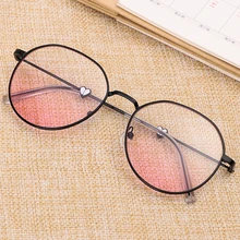 Новинка, модные розовые очки для близорукости в форме сердца, большие очки, оправа, ультра-светильник, очки для чтения из смолы, оптические очки