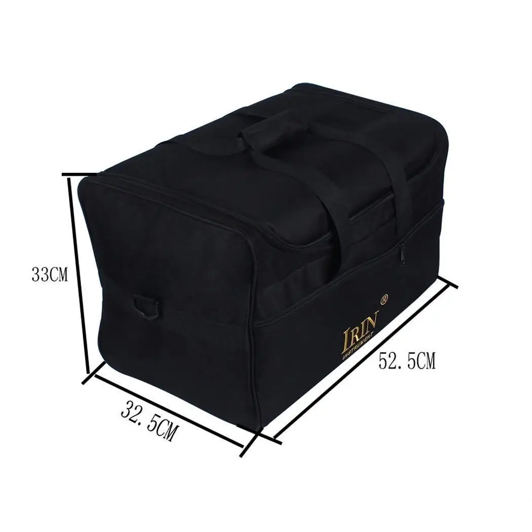 Cajon цилиндрическая сумка рюкзак 600D 5 мм подкладка из хлопка с принтами черная переноска плечевой ремень