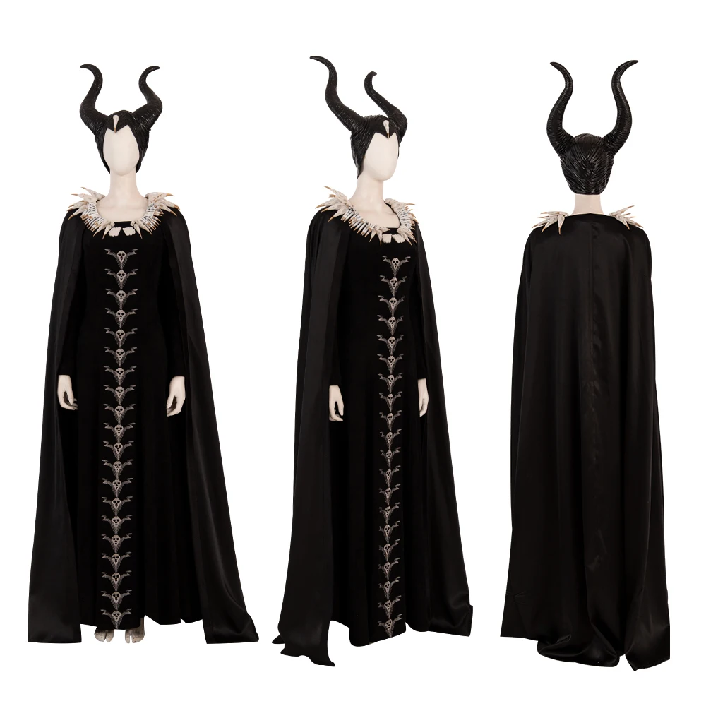 Maleficent Косплей Костюм любовница зла костюмы крылья Маска Костюм Анжелина Джоли Хэллоуин одежда головные уборы на заказ