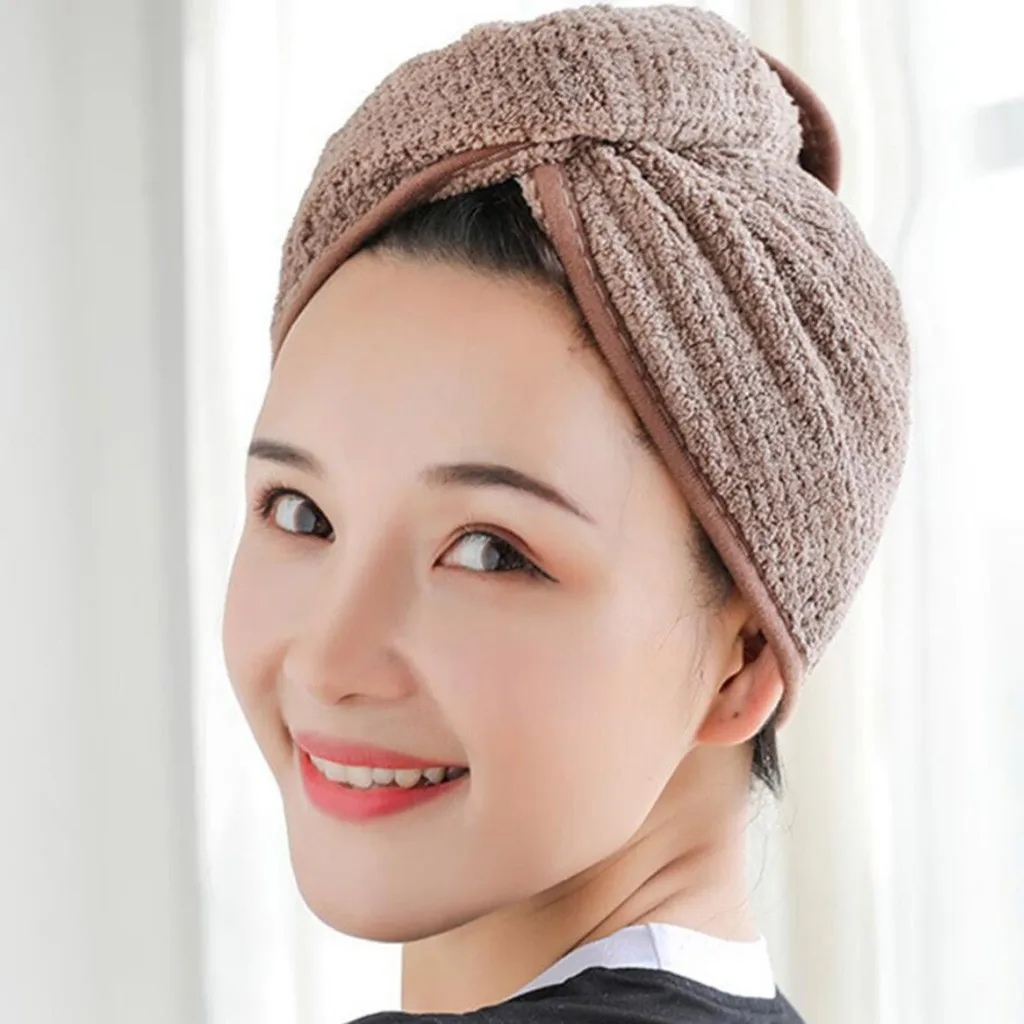 Microfiber Shower Hair Drying Cap Hair Quick Dry Towel Women Ladies Bath Hair Wrapped Towel Gorro Ducha Magic Hair-drying Cap