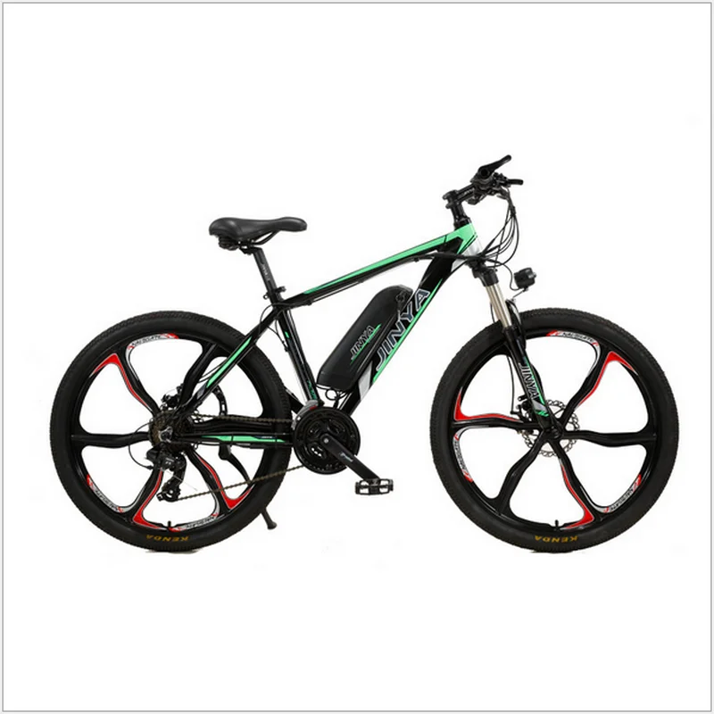 26Inch Lithium Battery Bike Adult Electric Mountain BiCYCLE FRONT AND