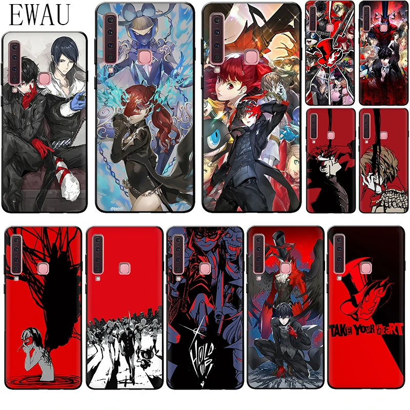EWAU P5 P Persona 5 силиконовый чехол для телефона Samsung A2 Core A5 A6 plus A7 A8 A9 A10s 20s 20E 30s 40s 50s 60 70S |
