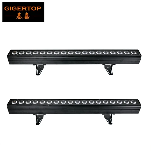 Gigertop 18x18 Вт RGBWA UV 6в1 пиксельный светодиодный светильник для прожектора 1 м длиной Tyanshine светодиоды индивидуальный DMX вентилятор для управления крутая модель для помещений - Цвет: 2