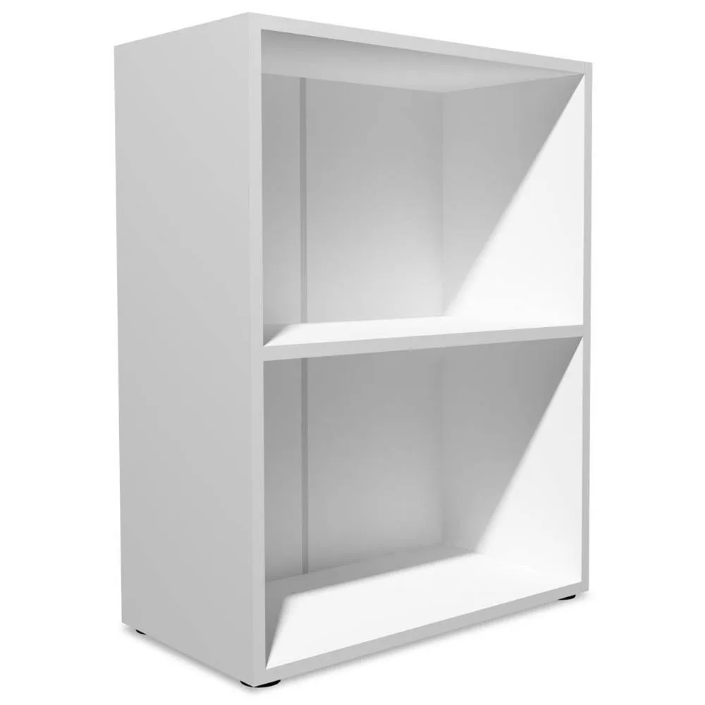 

2 Tiers Office Bookcase Cube Bookshelf Storage Shelves Standing Cabinet Display Rack Living Room Organizer Home Furniture