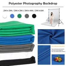 Photography Backdrop Cloth Green Background Muslin Polyester Material Professional Background Screen Cloth for Photography Video