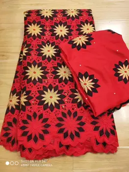 

5+2 Swiss lace fabric 2020 heavy beaded embroidery African lace fabrics 100% cotton fabric Swiss voile lace in Switzerland