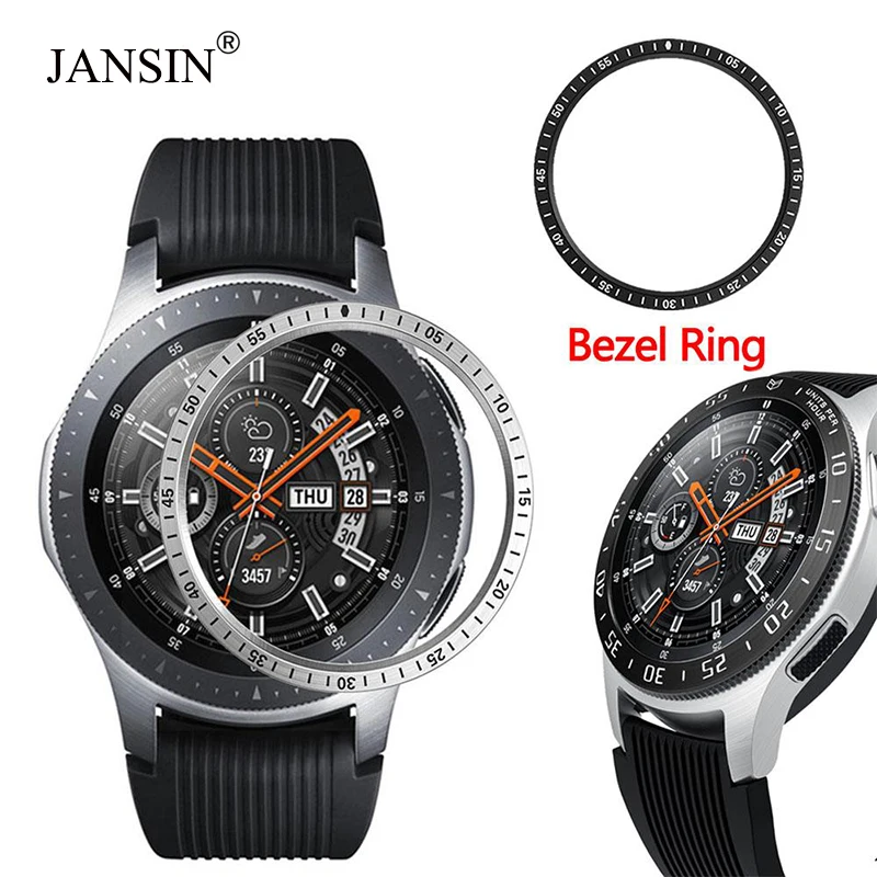 Рамка из нержавеющей стали для samsung Galaxy Watch 46 мм, драгоценный камень кольцо клеющаяся крышка против царапин рамка для samsung Galaxy Watch 46 мм