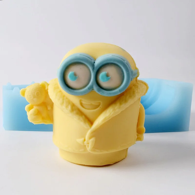 3D Cartoon Silicone Soap Mold Silicone Candy Chocolate Mould DIY Handmade Cake Decoration Tools