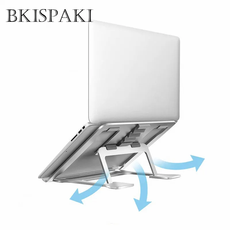 

Folding Aluminum Alloy Laptop Cooling Holder Desktop Ergonomics Heighten Notebook Support for MacBook Air Pro Stand