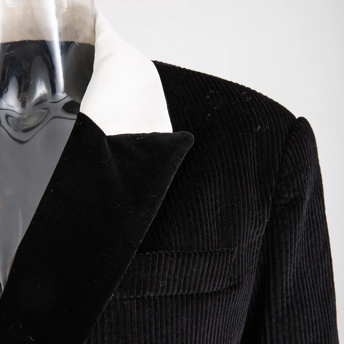 Blazer Black White Color Matching Corduroy Women Blazers Jackets Vintage Casual Black Womans Blazer Suit 2020 V705