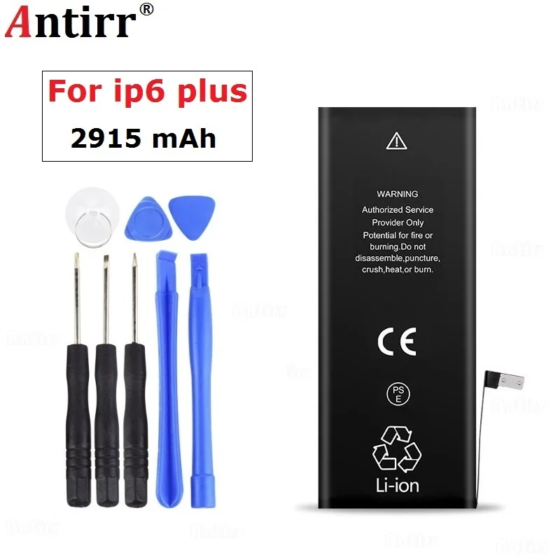 

For iphone 6PLUS battery 100% new 2915mah replacement battery for iphone 6 PLUS with repair tools kit