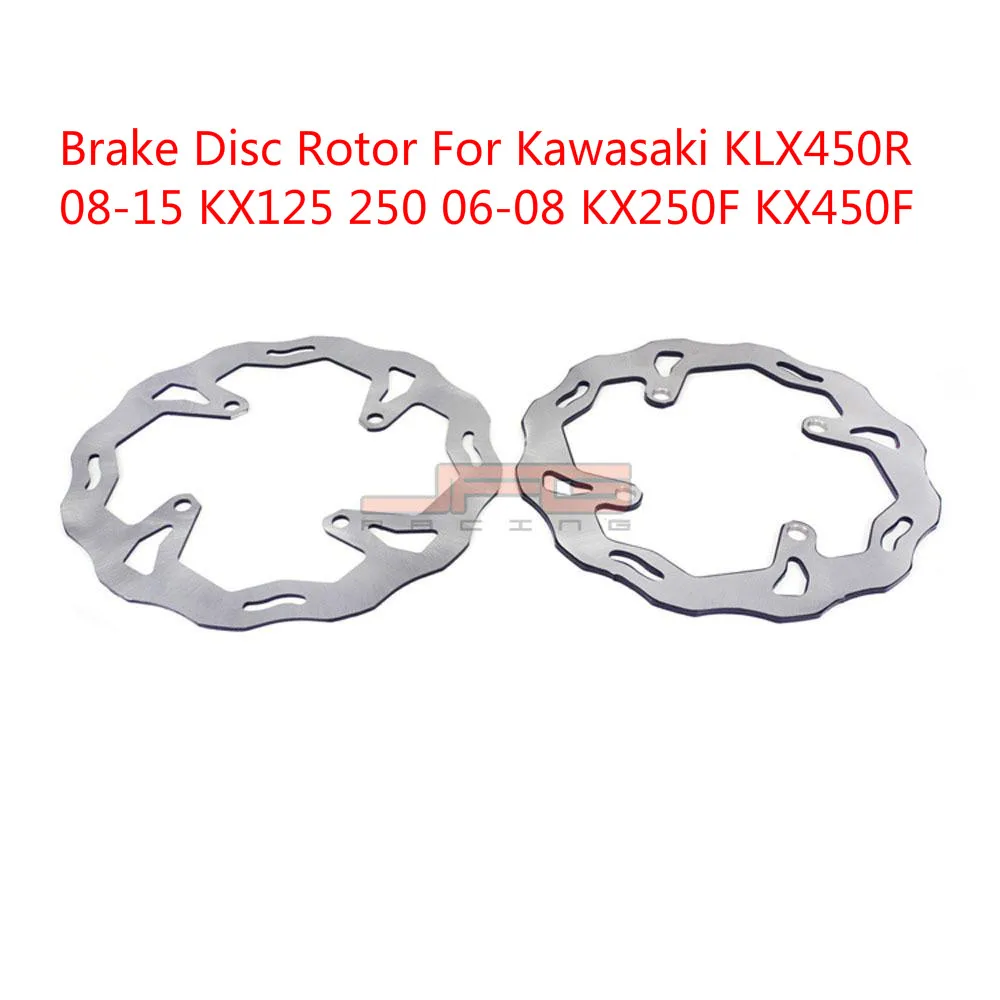 Мотоцикл передний задний тормозной диск ротора для Kawasaki KX125 KX250 2006 2007 2008 KX250F KXF250