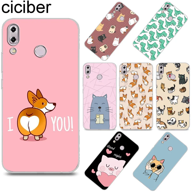 Чехол ciciber Corgi для ASUS Zenfone 5 5Z ZE620KL ZS620KL мягкий силиконовый чехол телефона Lite 5Q ZC600KL