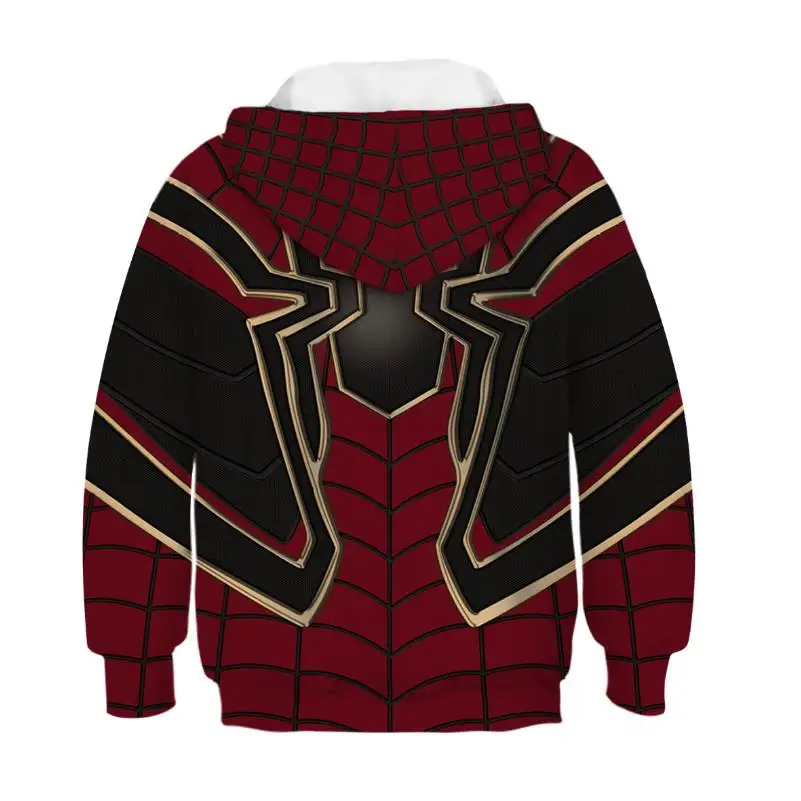 Promotion Jacket The Avengers Spiderman Captain America Iron Man Sweatshirt Autumn Quantum Warfare Hoodies Coats For 4-13y