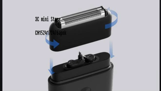 xiaomi mijia электробритва плавающий двойной нож IPX7 Водонепроницаемая Магнитная подставка для ножей высокоскоростное лезвие мотора smart