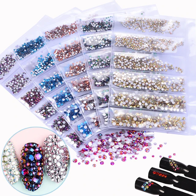 Ss3-Ss30 Light Pink Ab Non Hot Fix Rhinestone Glitter Strass Glass