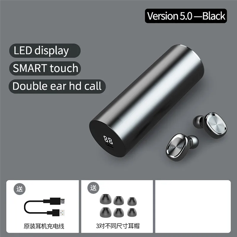 Ottwn TWS Drahtlose Bluetooth 5,0 In Ohr Earbuds Mit Mic Lade Box Sport Gaming Headsets HiFi Stereo Wasserdichte Kopfhörer