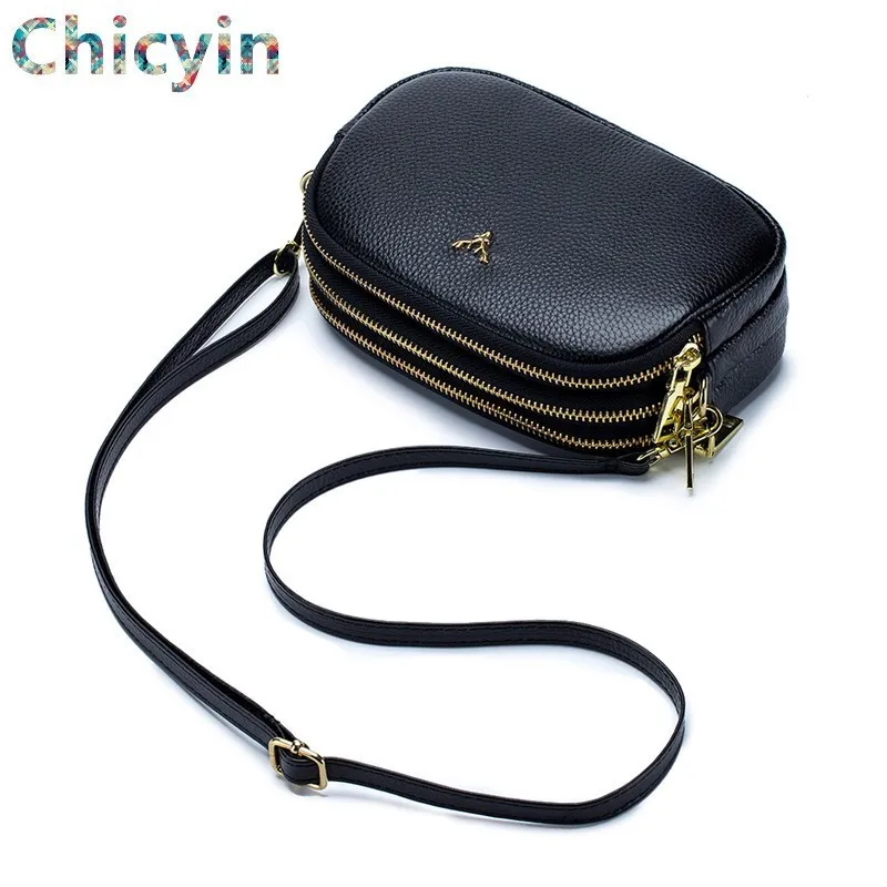 Messenger-Bag Crossbody-Bag Clutch-Bag-Style Women Handbag Trend Genuine-Leather High-Quality