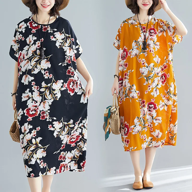 

Photo Shoot 2019 New Style Large Size Women's Dress Printed Dress