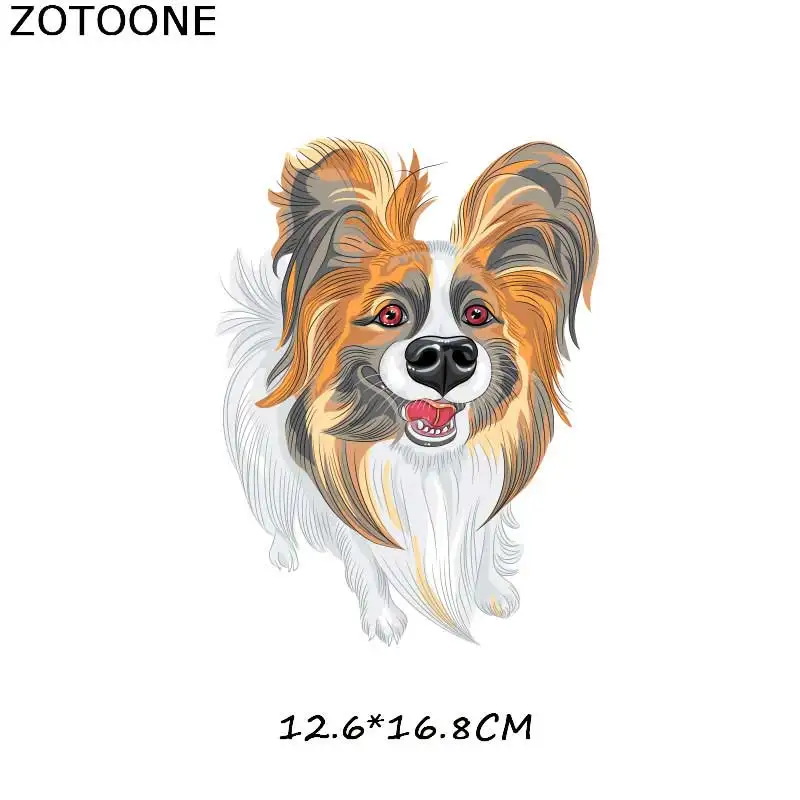 182 ZOTOONE милая собака мультфильм Железная на патч для детей наклейка на одежду DIY животных Тепловая аппликация передачи для футболки с принтом G - Цвет: 182