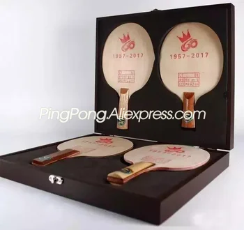 

METEOR (Liu Xing) Vintage 60 Years Legend Gift Set (4 LT Series Blades) Table Tennis Blade Racket Collection Gift Ping Pong Bat