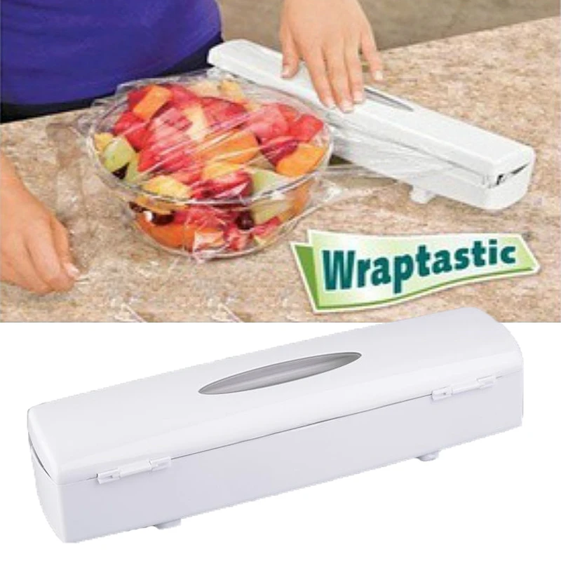 

Food Tool Plastic Wrap Dispenser Kitchen Holders Cooking Accessiories Cutter High Quality Paper Tools Storage Foil