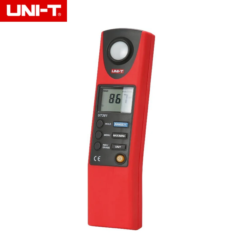 

UNI-T UT381 Handheld Digital Luminometer/Luxmeter/Light Meter 0~20000Lux