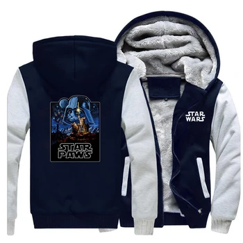 

Star Wars Winter Jacket Darth Vader Men Fleece Thich Fleece Warm Mens Jackets And Coats Hoodies Sweatshirt Hoody Sportswear Coat