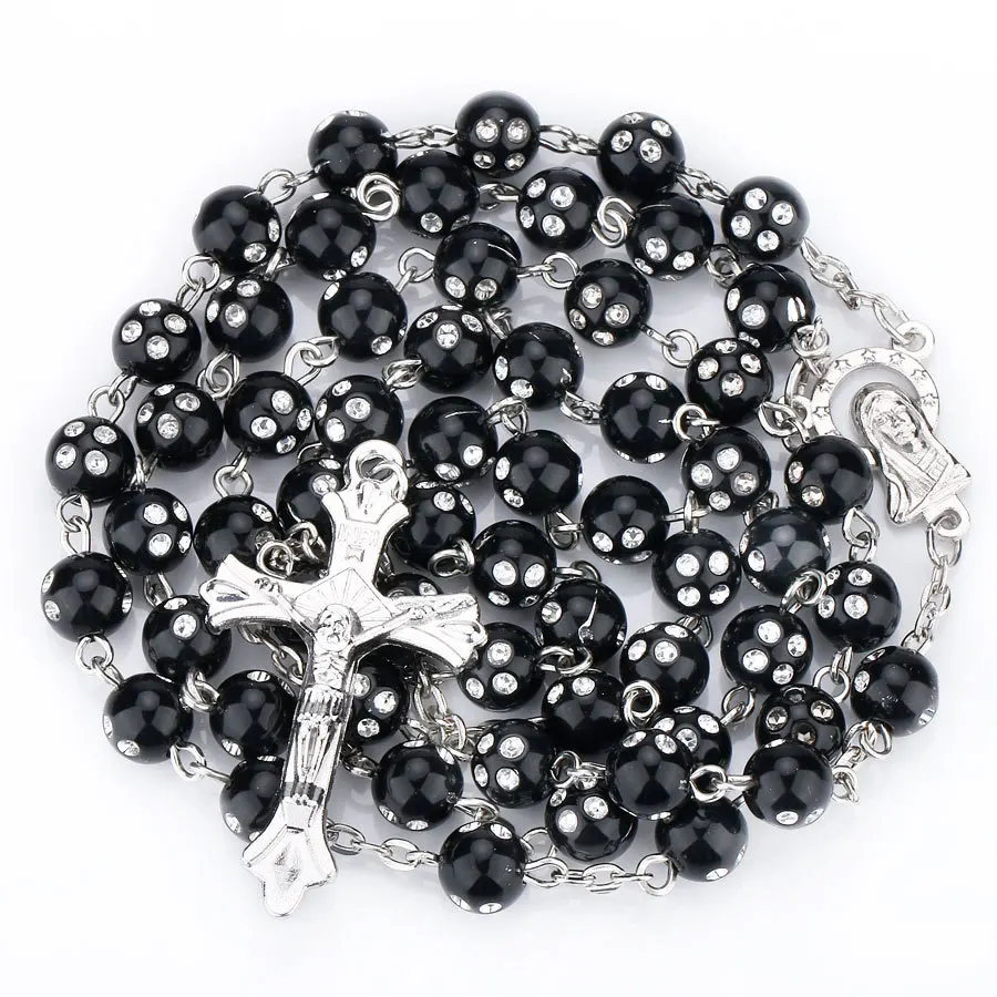 TEAMER Collier Unique Avec Pendentif En Forme De Chapelet De