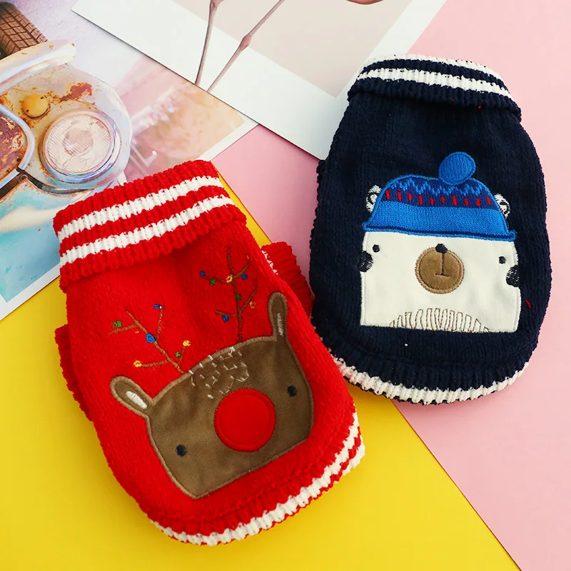 

Dog Christmas Clothes Pet Cats Dog Winter Jacket Dogs Pets Clothing for Small Dog Yorkshire Bulldog Chihuahua Puppy Dog Coats