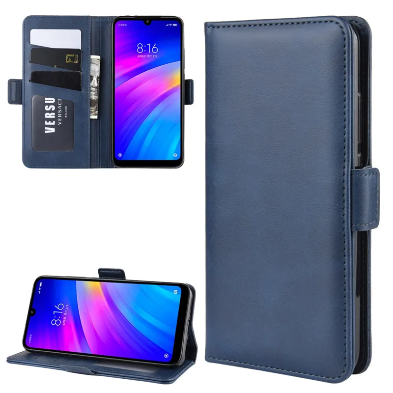 Чехол для Xiaomi redmi 7, откидная крышка Кожанный чехол для Xiaomi redmi 7, высококачественный чехол-кошелек для Xiaomi redmi Y3 с держателем для карт